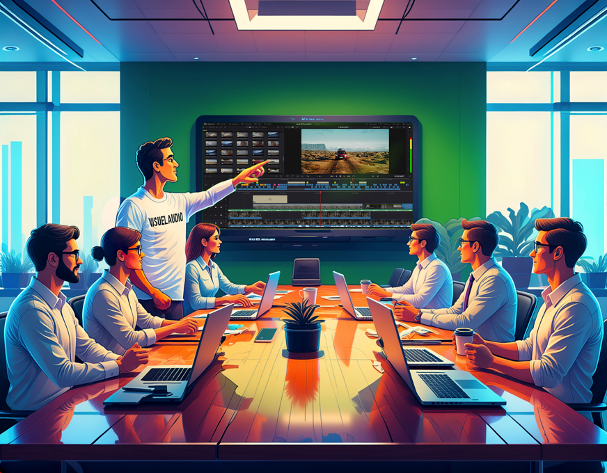 Formation aux logiciels libres pour la création audiovisuelle avec visuelaudio